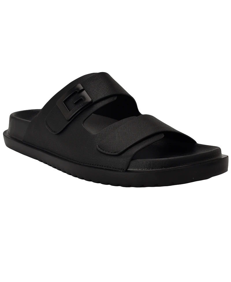 Guess Men's Vugon Branded Slip On Fashion Slides