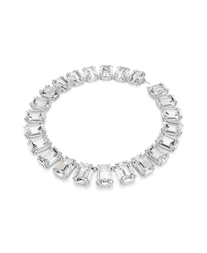 Swarovski Millenia Rhodium Plated Tennis Necklace