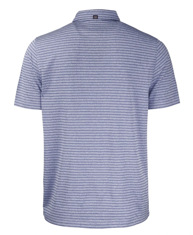 Cutter & Buck Men's Forge Eco Heather Stripe Stretch Recycled Polo