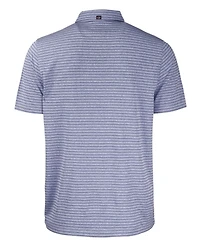Cutter & Buck Men's Forge Eco Heather Stripe Stretch Recycled Polo