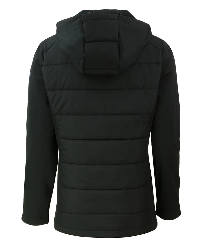Cutter & Buck Women's Evoke Hybrid Softshell Recycled Full Zip Hooded Jacket