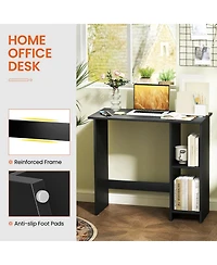 Computer Desk with Storage and Adjustable Shelf for Organized and Efficient Workspace