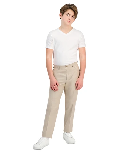 Michael Kors Big Boys Chambray Classic-Fit Stretch Dress Pants