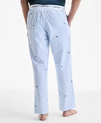 Lacoste Men's Regular-Fit Croc Stripe Pajama Pants