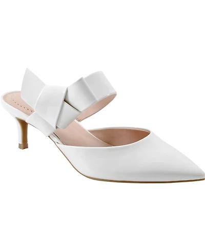 Bandolino Women's Millie Pointed Toe Kitten Heel Mules