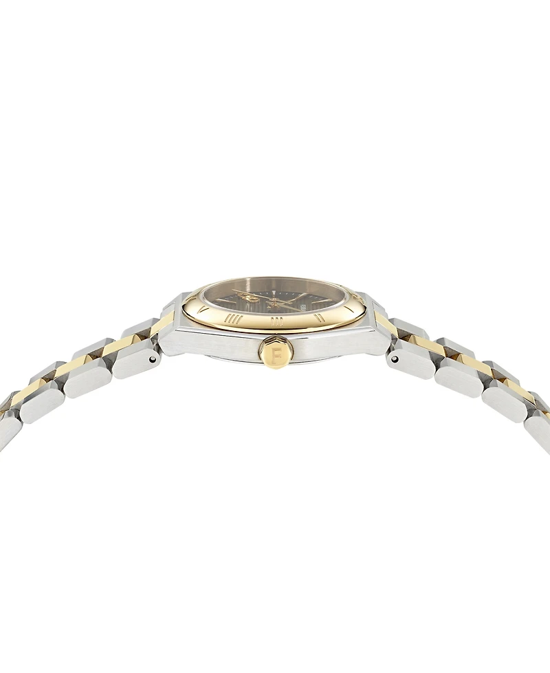 Ferragamo Women's Swiss Vega Upper East Two-Tone Stainless Steel Bracelet Watch 28mm
