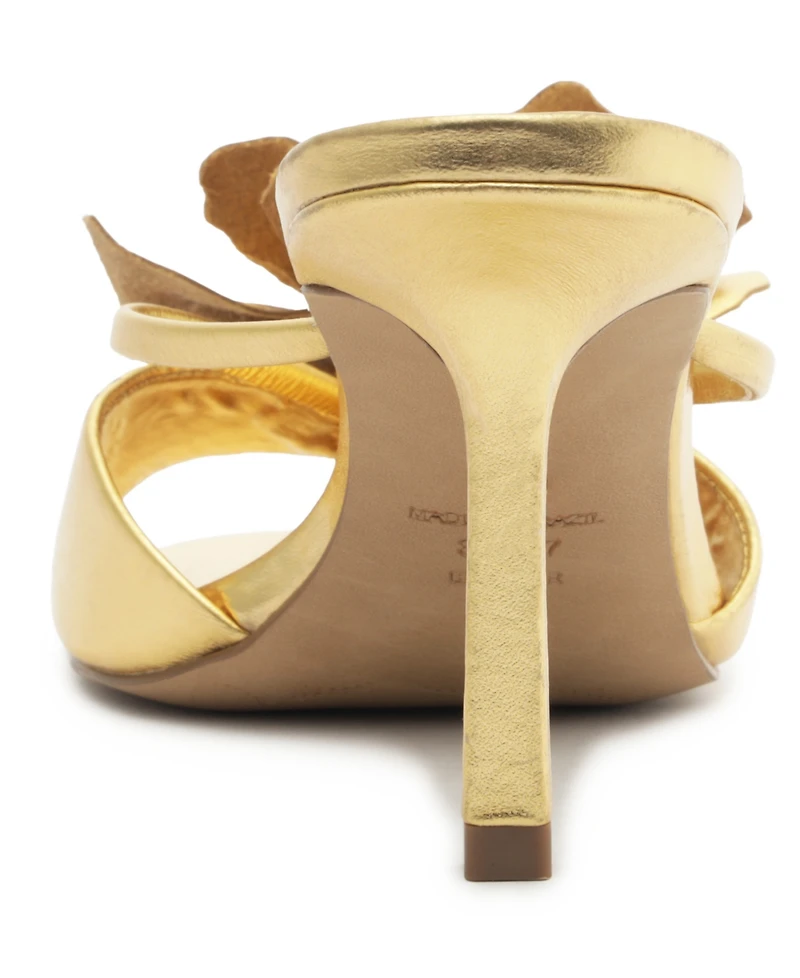 Arezzo Women's Daisy Mid Stiletto Slip-On Sandals