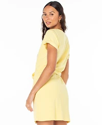 Roxy Juniors' Kona Belted Short-Sleeve Mini Dress