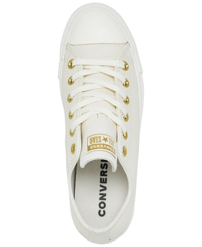 Converse Women's Chuck Taylor All Star Mono Leather Low Top Casual Sneakers from Finish Line