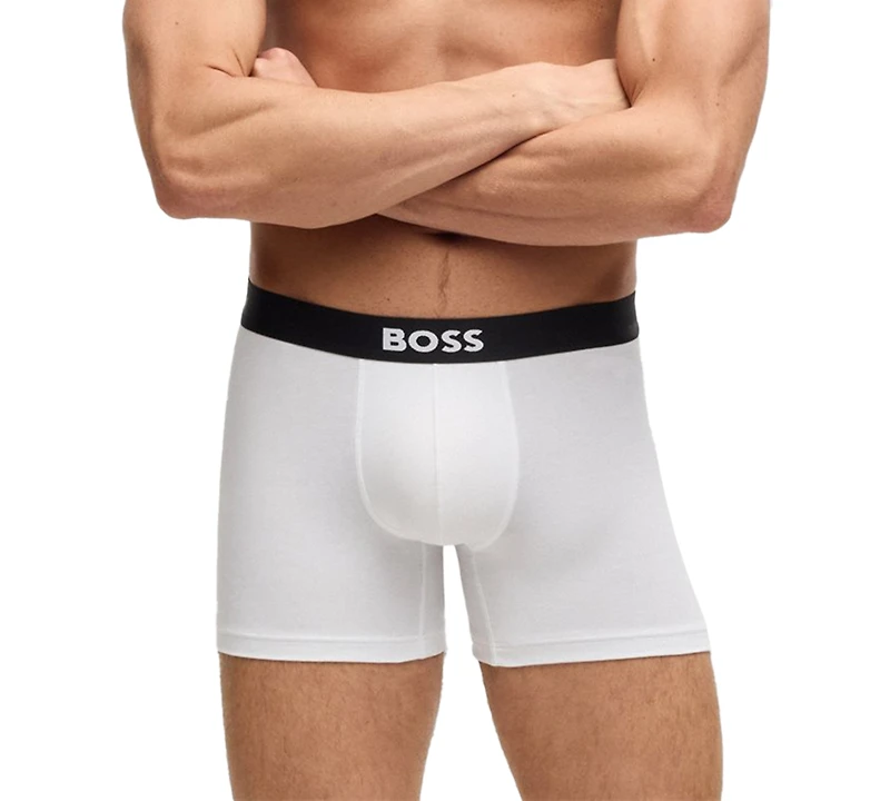 Hugo Boss Men's 3-Pack Logo Boxer Briefs