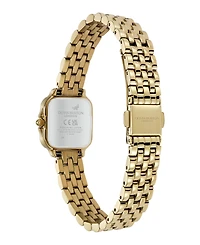 Olivia Burton Women's Grosvenor Mini Gold Tone Bracelet Watch, 20mm
