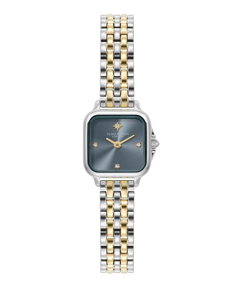 Olivia Burton Women's Grosvenor Mini Two-Tone Bracelet Watch, 20mm