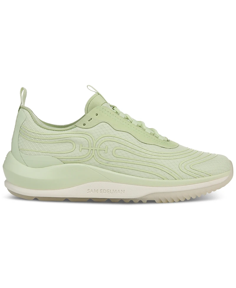 Sam Edelman Women's Miles Mixed-Media Lace-Up Sneakers
