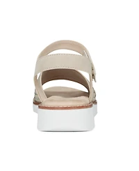 Easy Spirit Women's Jaela Embellished eFlex Flat Sandals