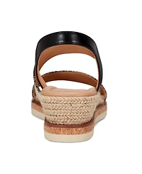 Easy Spirit Women's Sabina Strappy Low Wedge Sandals