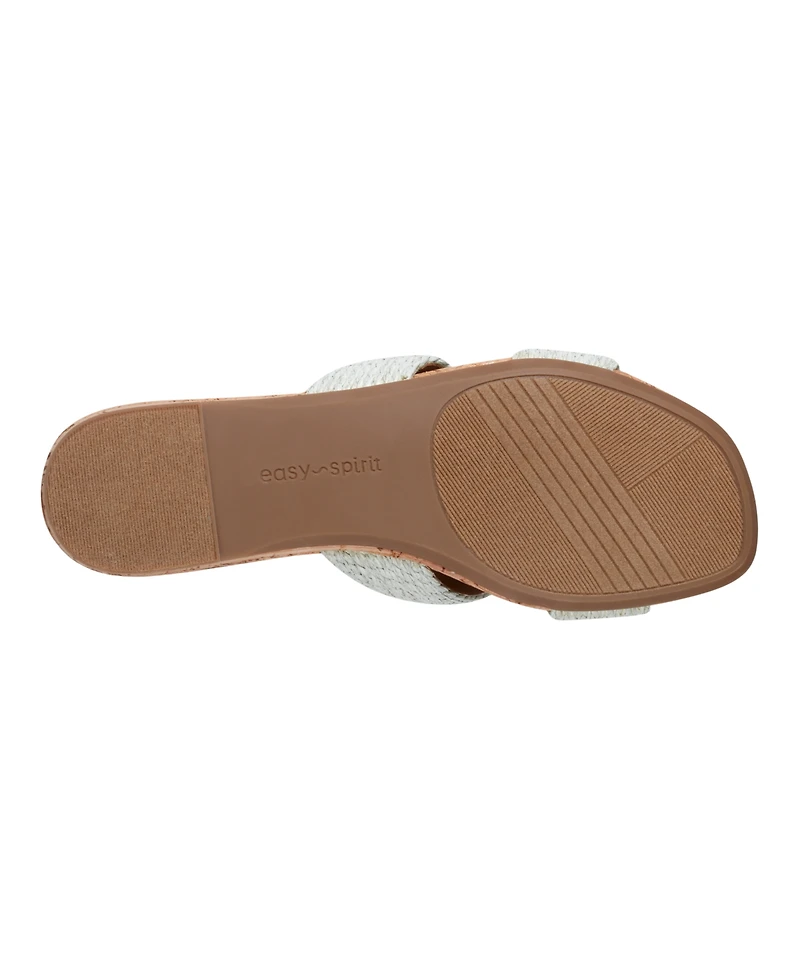 Easy Spirit Women's Christy Slip On Casual Flat Sandals