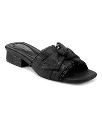 Easy Spirit Women's Girly eFlex Knotted Bow Dress Sandals