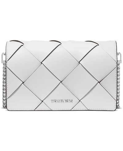 Michael Kors Jet Set Small Flap Chain Leather Crossbody