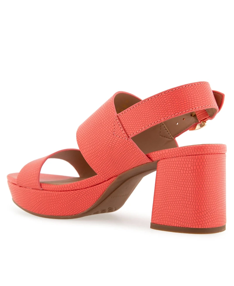 Aerosoles Women's Camilia Round Toe Platform Sandals