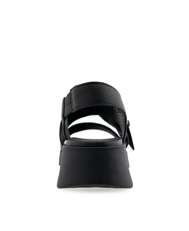 Aerosoles Women's Fez Round Toe Flatform Sandals