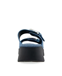 Aerosoles Women's Faith Round Toe Flatform Sandals