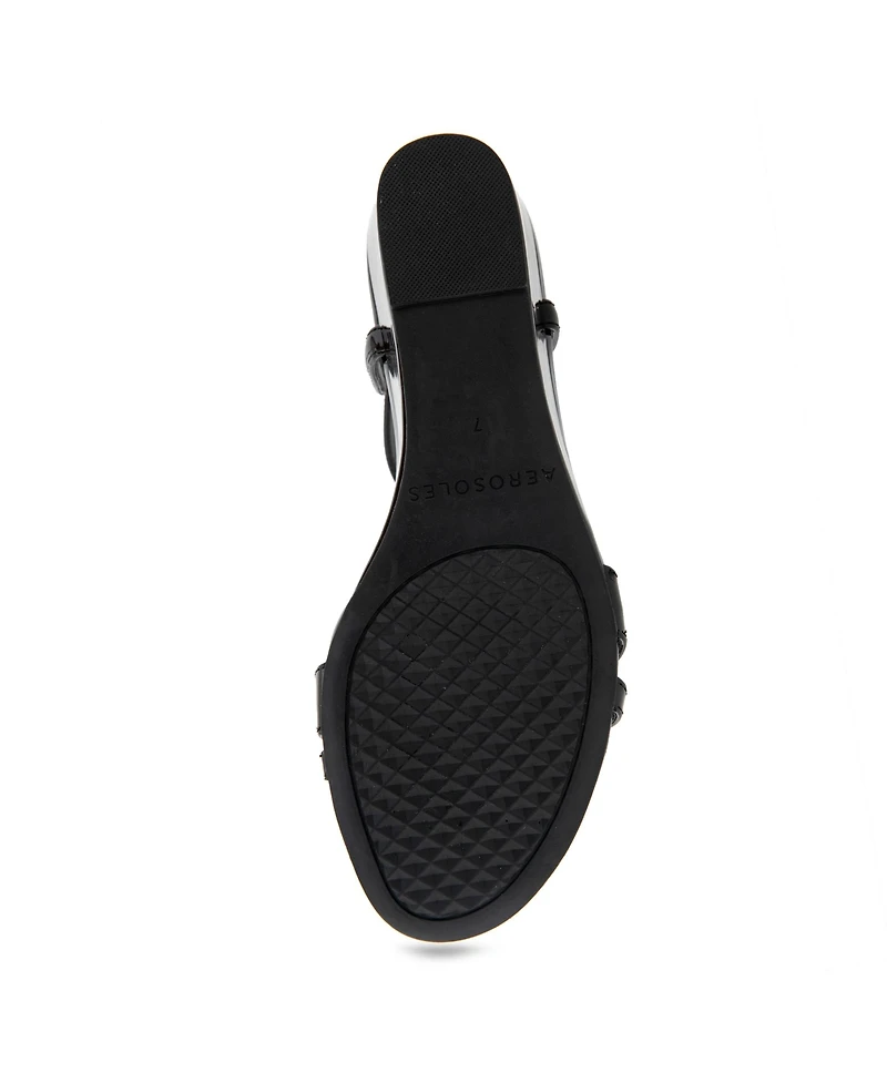 Aerosoles Women's Witt Round Toe Wedge Sandals
