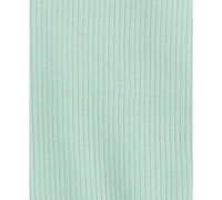 Carter's Baby Short-Sleeve Ribbed Cotton Bodysuits, Pack of 5