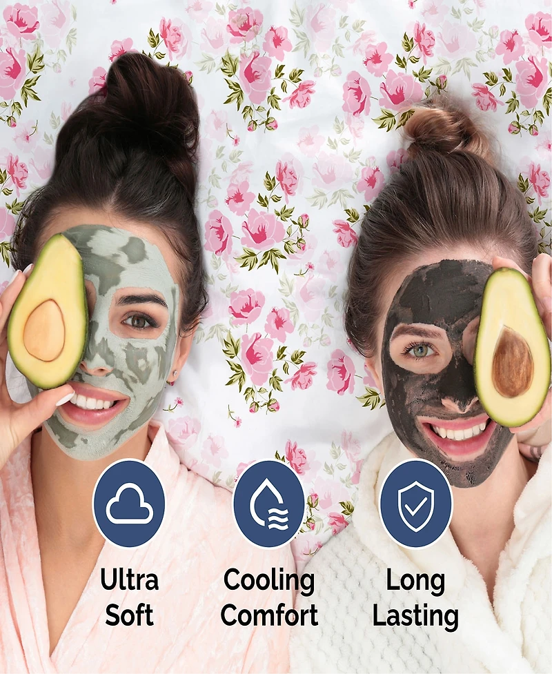 4 Piece Microfiber Floral Sheet Set