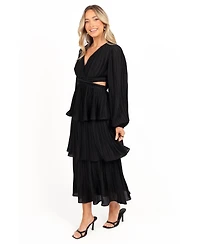 Petal and Pup Women's Pippa Long Sleeve Maxi Dress
