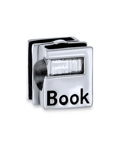 Bling Jewelry Graduate Student Charm Bead Bookworm Reader Sterling Silver European Bracelet