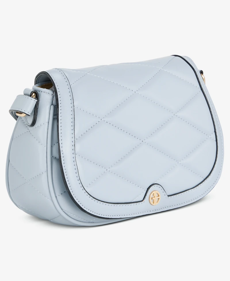 Giani Bernini Small Quilted Saddle Crossbody, Exclusively at Macy's