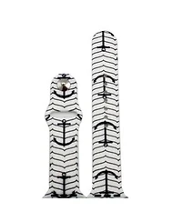 Olivia Pratt Anchor Printed Silicone Apple Watch Band