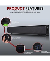 Pyle Home Theater Wireless Bluetooth Streaming Soundbar