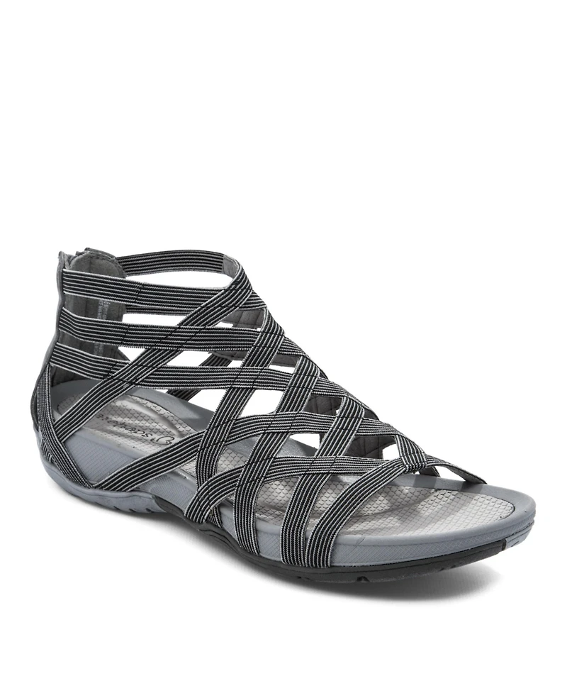 Baretraps Women's Samina Cage Upper Flat Sandals