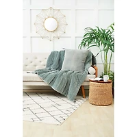 River Ruby Accent Throw Pillow, 22" x w/ Tassels