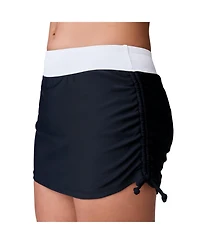 Free Country Women's Side Shirred Swim Skirt