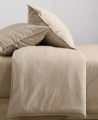 Calvin Klein Washed Percale Solid 2-Pc. Comforter Set, Twin/Twin Xl
