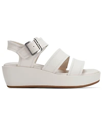 Rockport Women's Anala Strappy Open Toe Casual Wedge Sandals