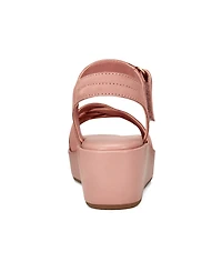 Rockport Women's Amira Strappy Open Toe Casual Wedge Sandals