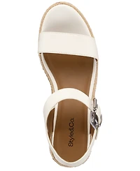 Style & Co Women's Hawkinns Wedge Sandals, Exclusively at Macy's