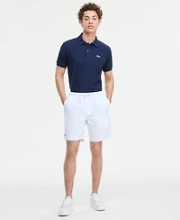 Lacoste Men's Diamante-Print 8" Sport Drawstring Shorts