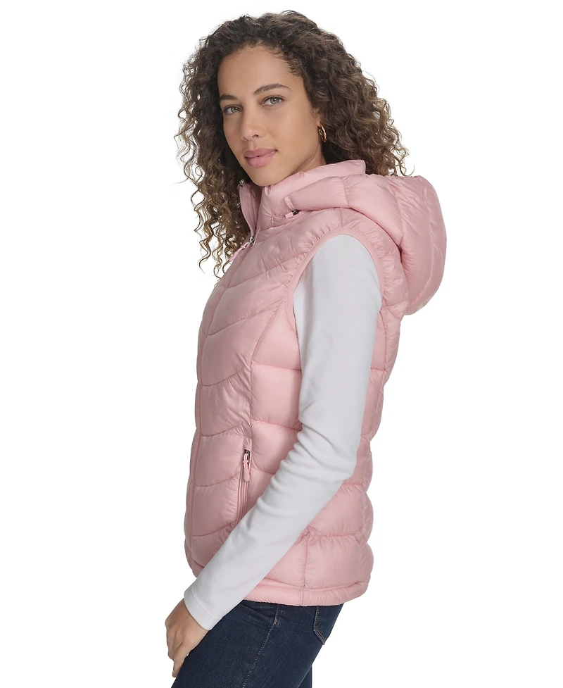 Charter Club Women's Packable Hooded Puffer Vest