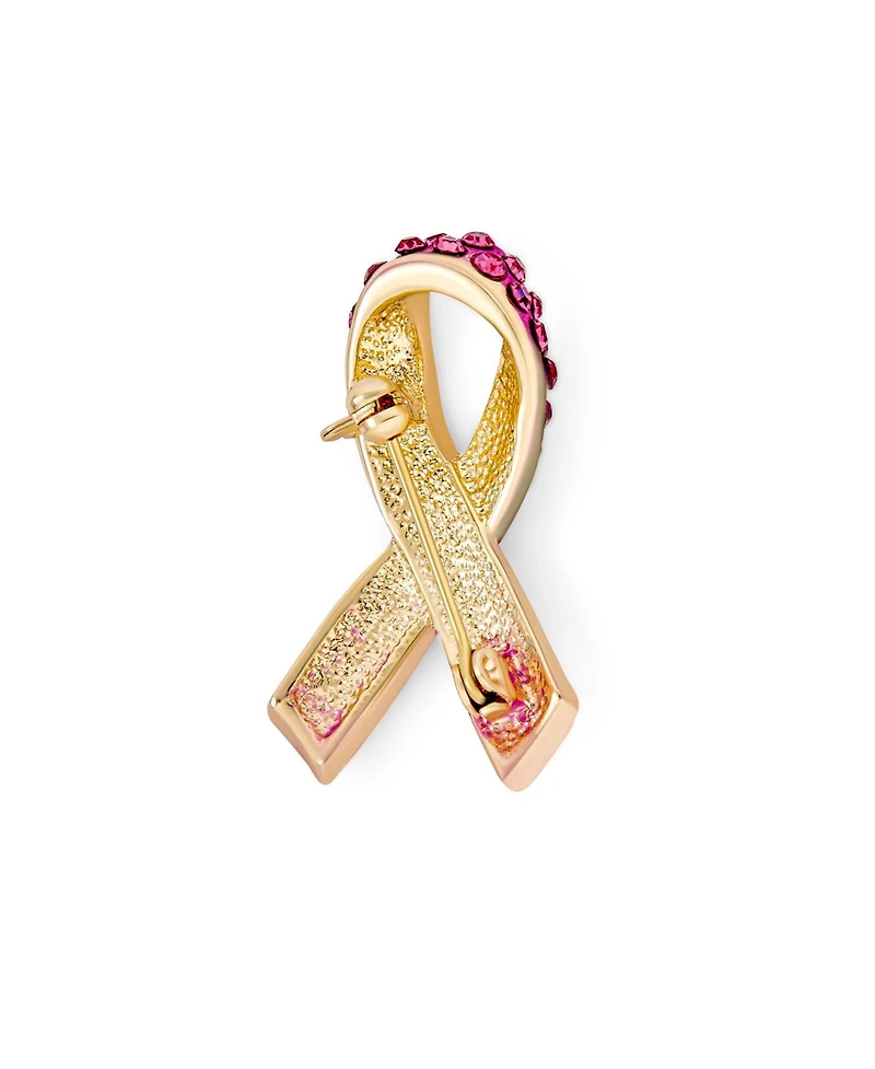 Bling Jewelry Cancer Awareness Brooch Pin Multi Color Crystal Enamel Support Symbol