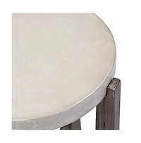 Cascade Chair Side Table in Wirebrush Rustic Brown