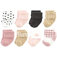 Hudson Baby Boys Cotton Rich Newborn and Terry Socks