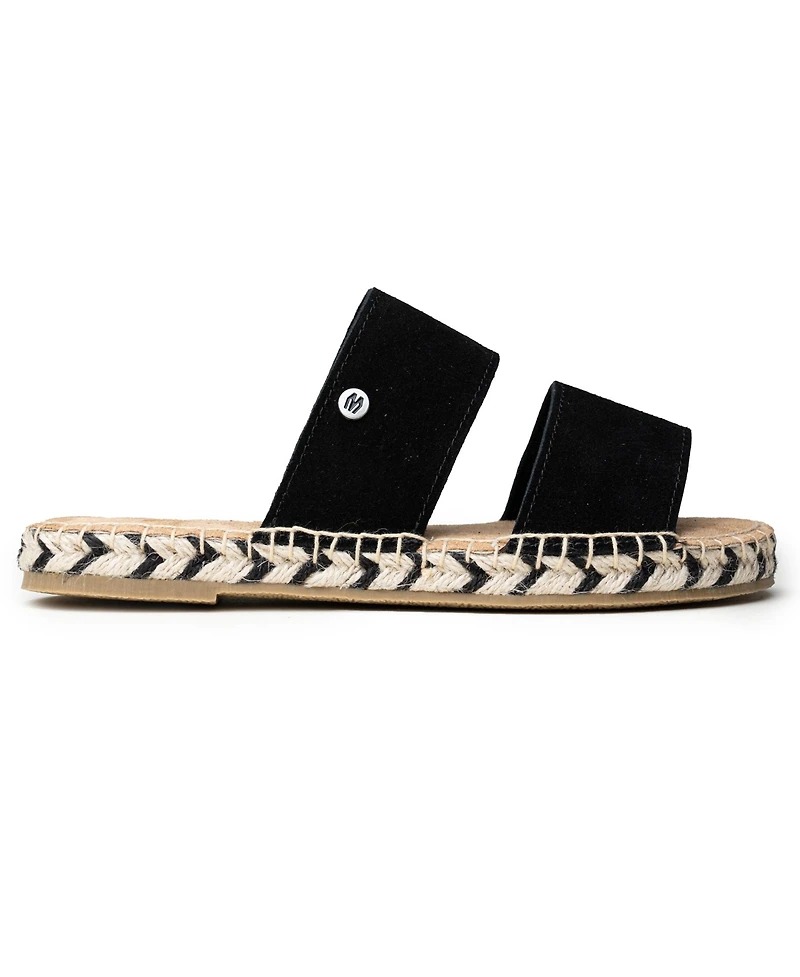 Minnetonka Women's Poppie Suede Slide Sandals