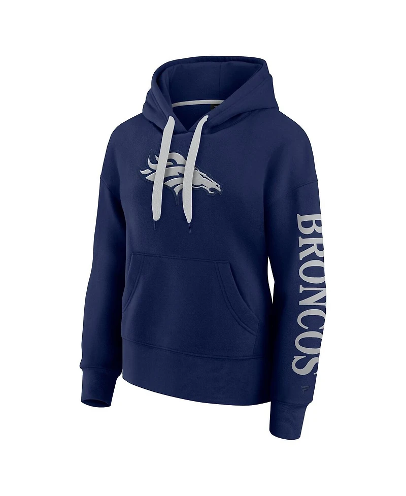 Fanatics Women's Navy Denver Broncos Elements Next Pullover Hoodie