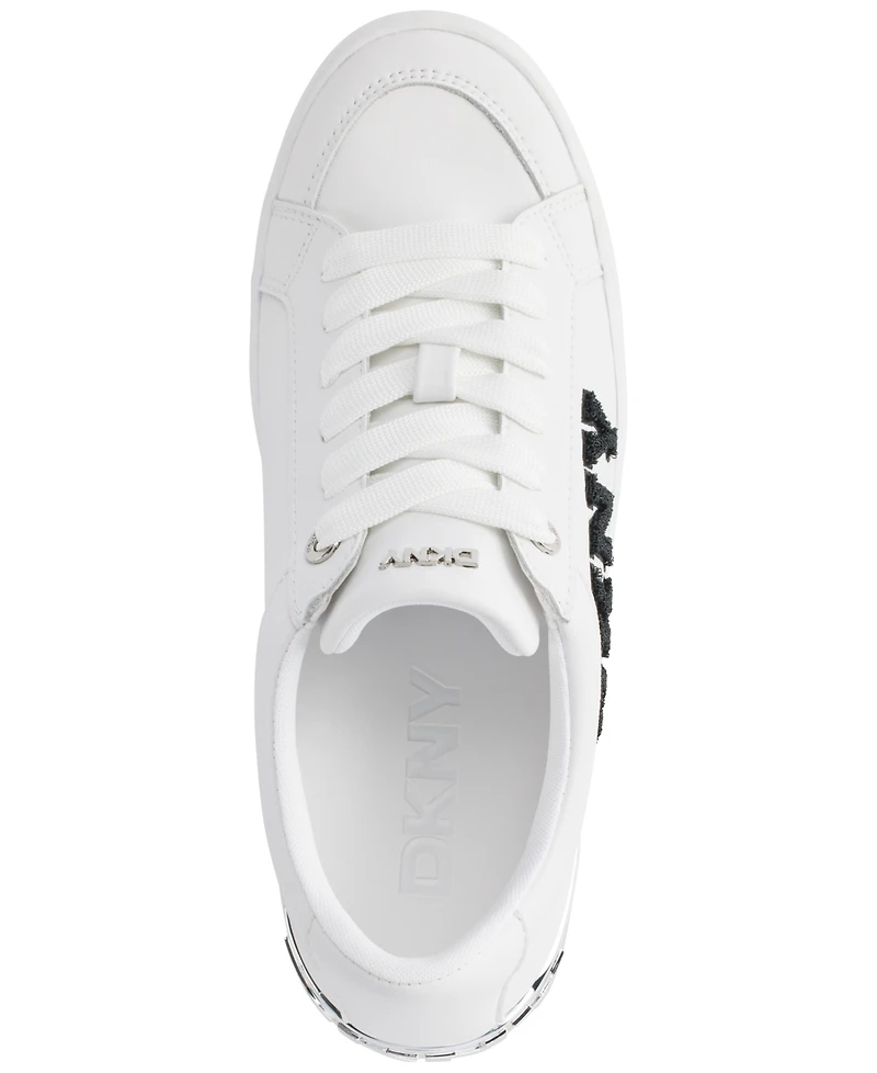 Dkny Women's Maben Varsity Lace-Up Sneakers