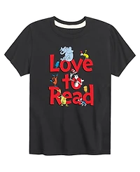 Dr. Seuss Big Boys Love to Read Graphic T-Shirt