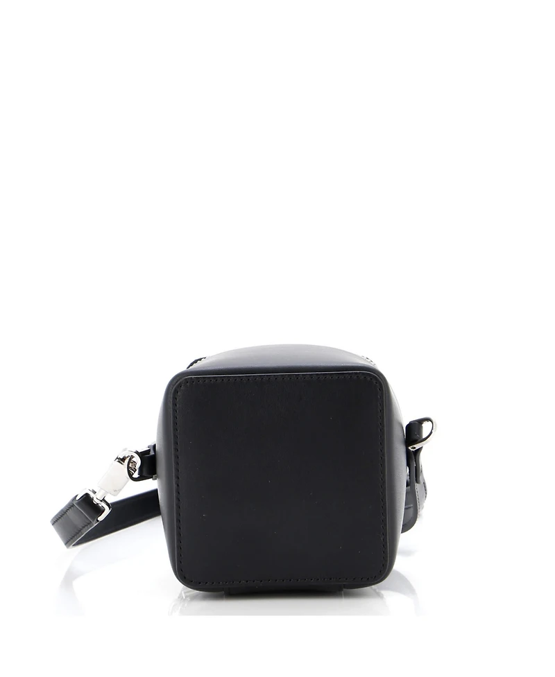 Pre-Owned Salvatore Ferragamo Micro Gancicni Top Handle Vanity Case Leather